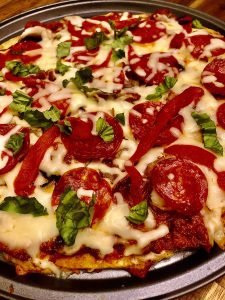 KETO LOW-CARB MEAT LOVER'S PIZZA