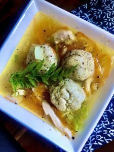 Keto Low-Carb Matzo Ball Soup