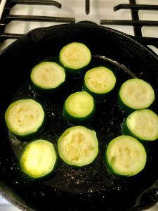 PAN FRYING ZUCCHINI FOR KETO ZUCCHINI TAPAS