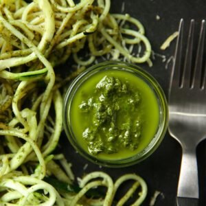 Zoodles and Pesto