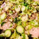 KETO SALMON WITH BRUSSELS SPROUTS