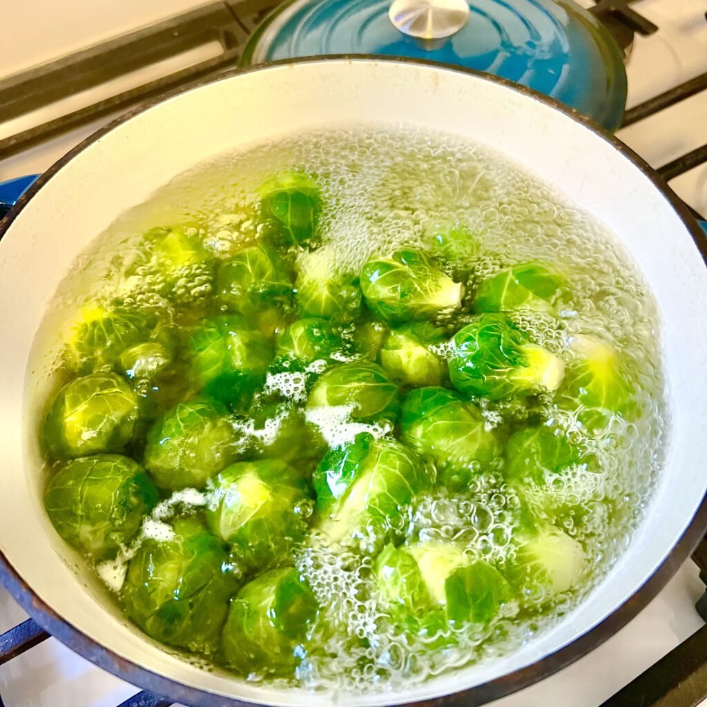 Non Alcoholic Wine Chardonnay & Smashed Brussels Sprouts