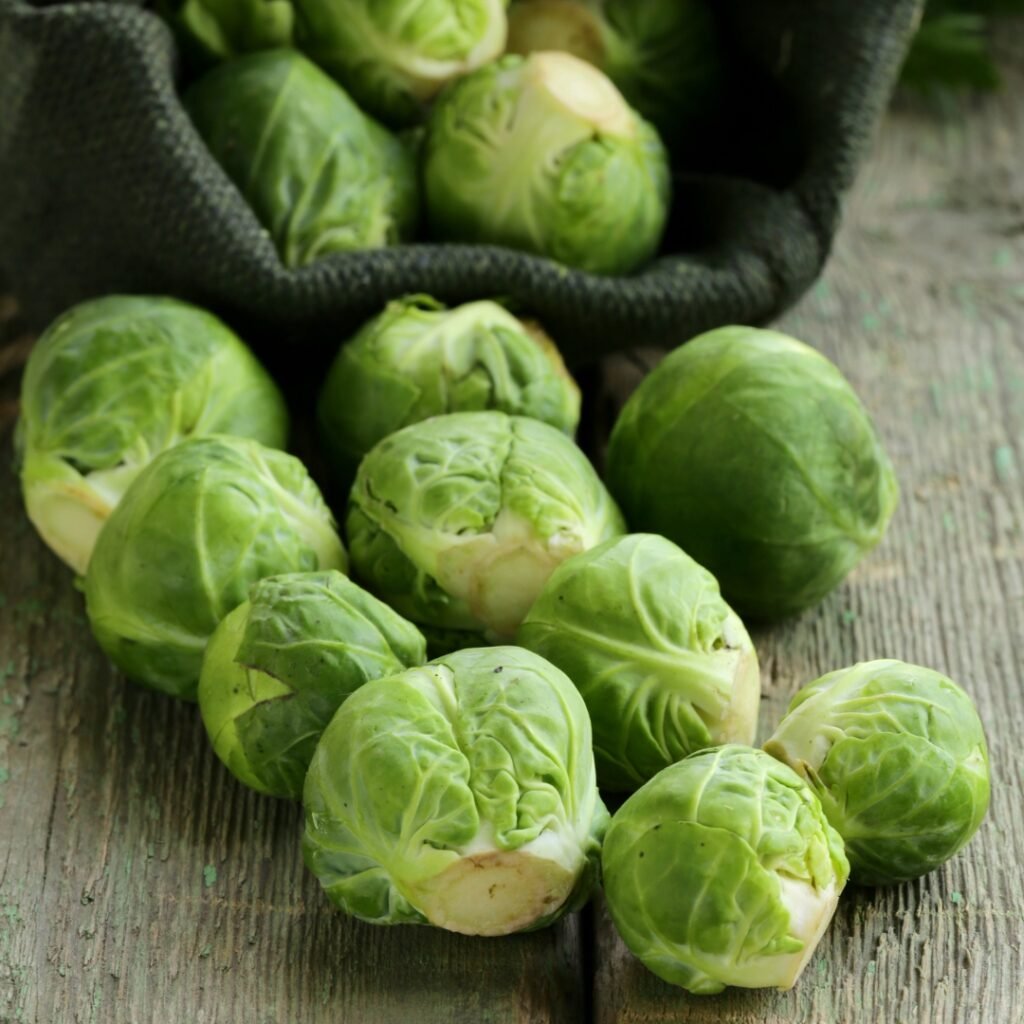 Fresh Brussels Sprouts to be used for Non Alcoholic Wine Chardonnay & Smashed Brussels Sprouts