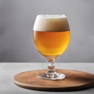 glass of alcohol-free beer