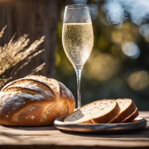 non alcoholic wine and low carb sourdough