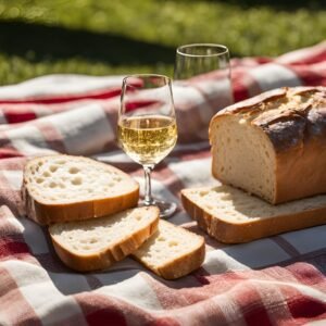 non alcoholic wine and low carb sourdough