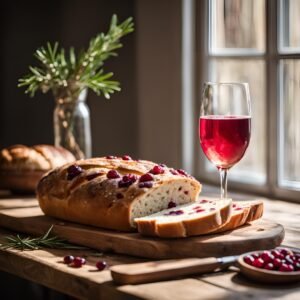 low-carb cranberry sourdough